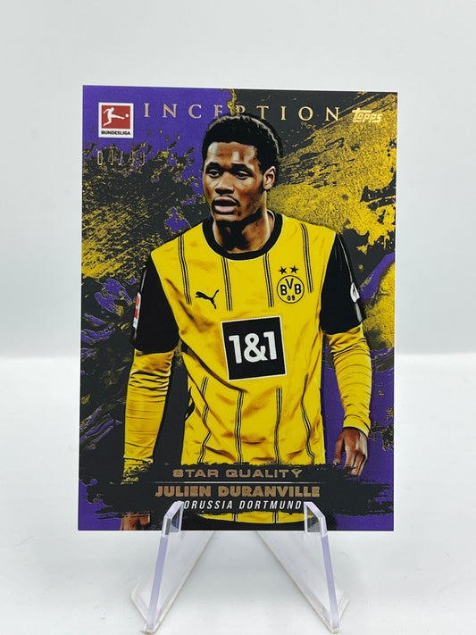 Topps Inception Bundesliga 24/25 Julien Duranville Borussia Dortmund Star Quality 04/49