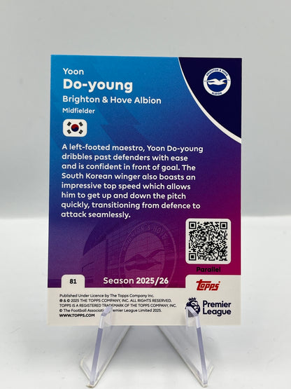 Topps Premier League 25/26 Yoon Do-Young Brighton & Hove Albion RC 126/150 #81