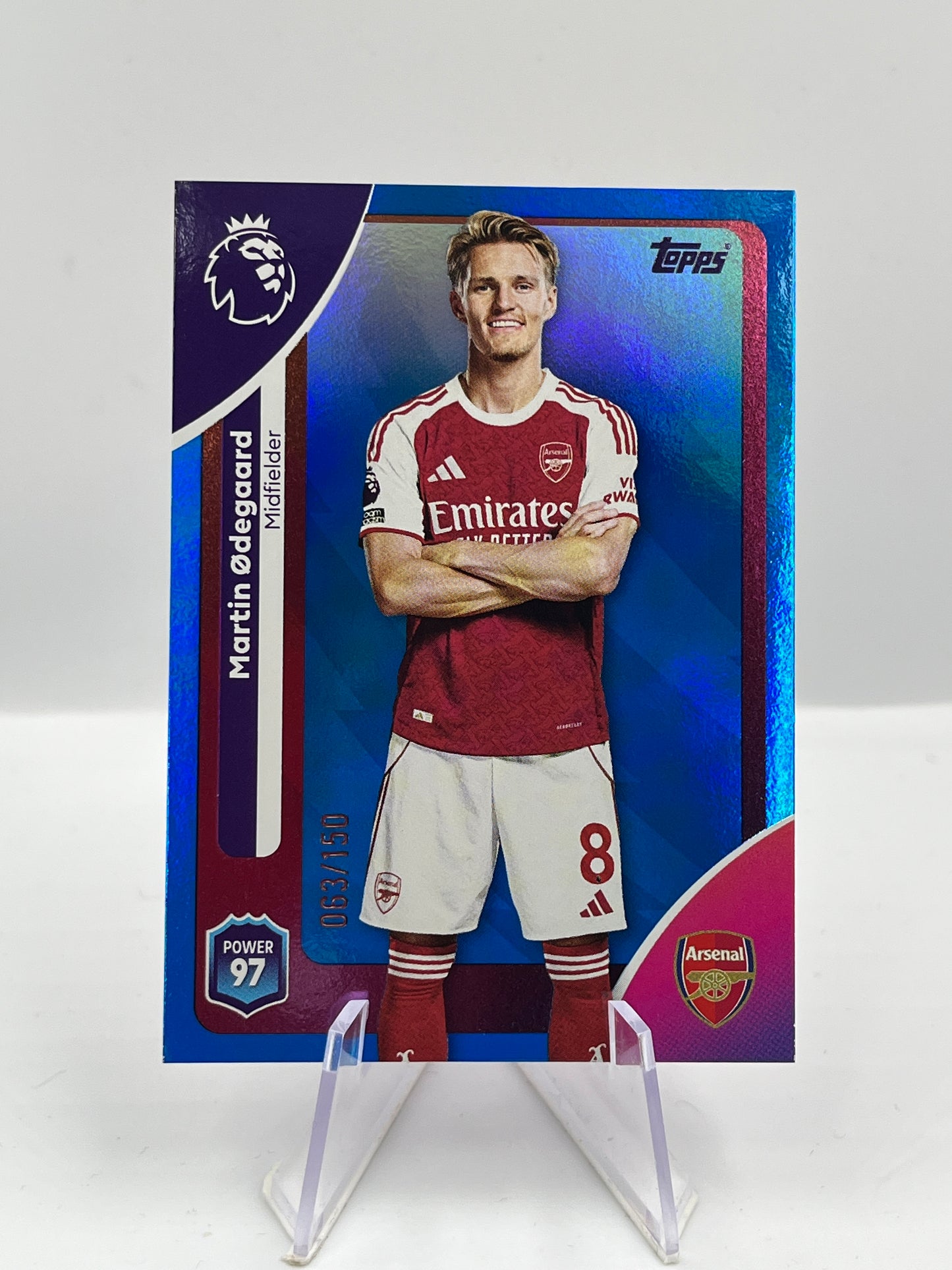 Topps Premier League 25/26 Martin Odegaard Arsenal 063/150 #10