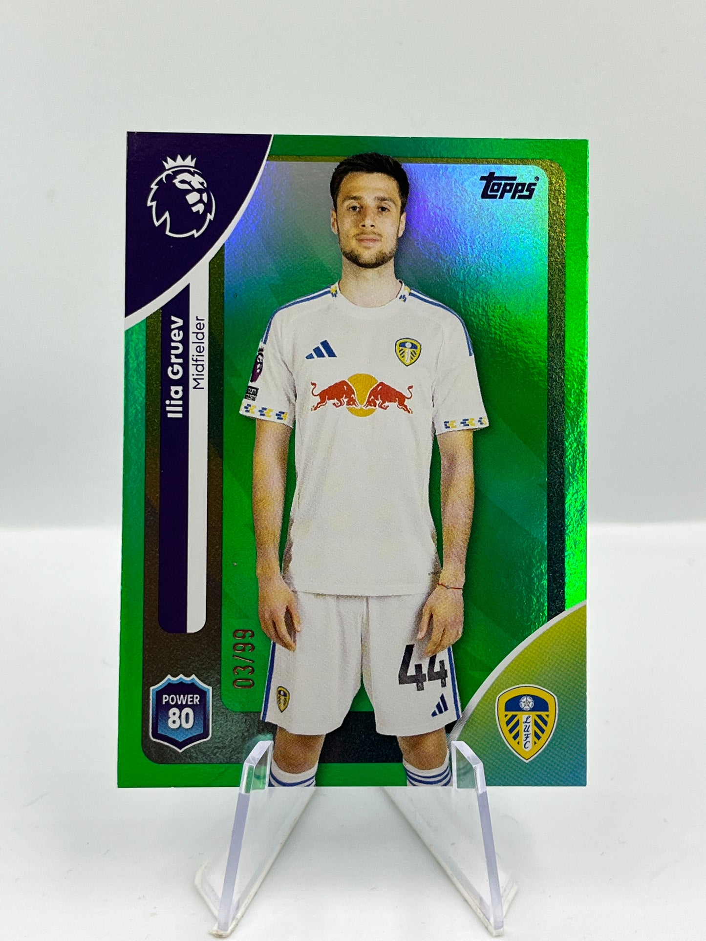 Topps Premier League 25/26 Ilia Gruev Leeds United 03/99 #333