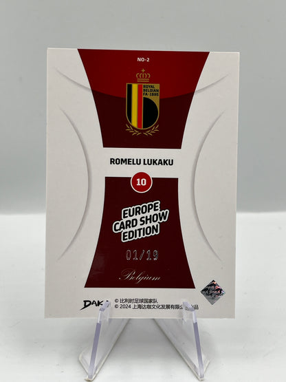 Romelu Lukaku - Belgien - Europe Card Show - 01/19 - NO-2