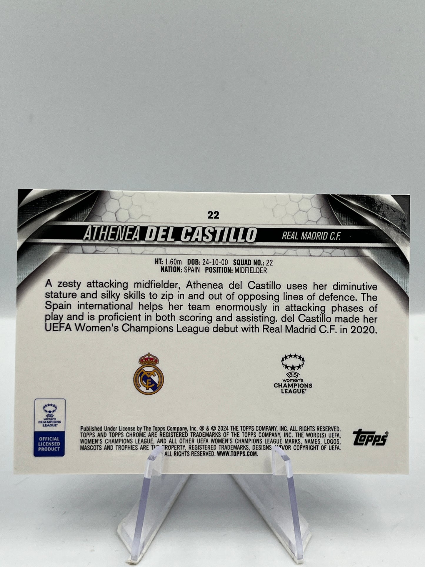 Athenea Del Castillo - Real Madrid - 010/299 - #22