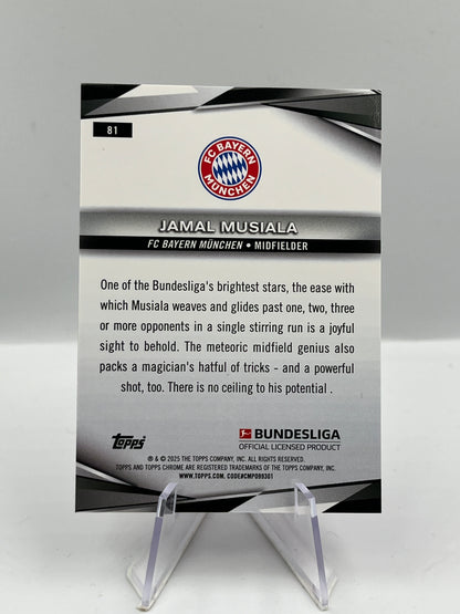 Topps Chrome BuLi 24/25 Jamal Musiala Bayern München 009/125 #81