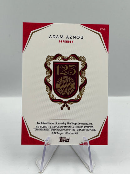 Topps 125 Jahre Bayern München Adam Aznou First Team RC 09/10 #FT-9