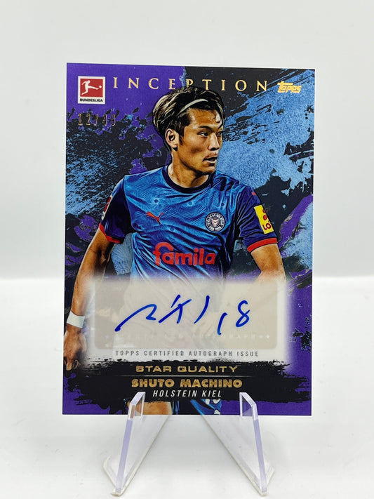 Topps Inception Bundesliga 24/25 Shuto Machino Holstein Kiel Autograph 12/49