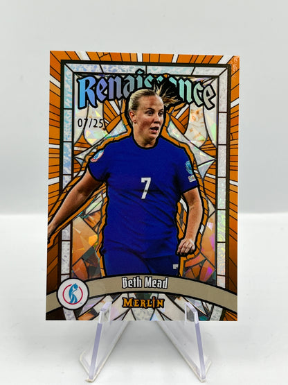 Topps Merlin Womens Euro 2025 Beth Mead England Renaissance 07/25
