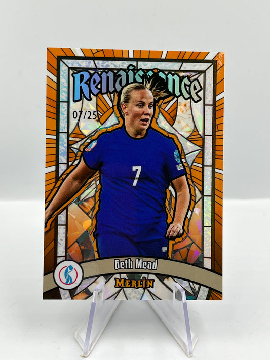 Topps Merlin Womens Euro 2025 Beth Mead England Renaissance 07/25