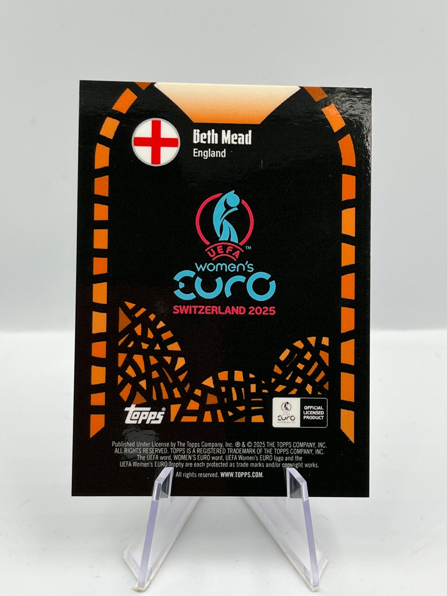 Topps Merlin Womens Euro 2025 Beth Mead England Renaissance 07/25