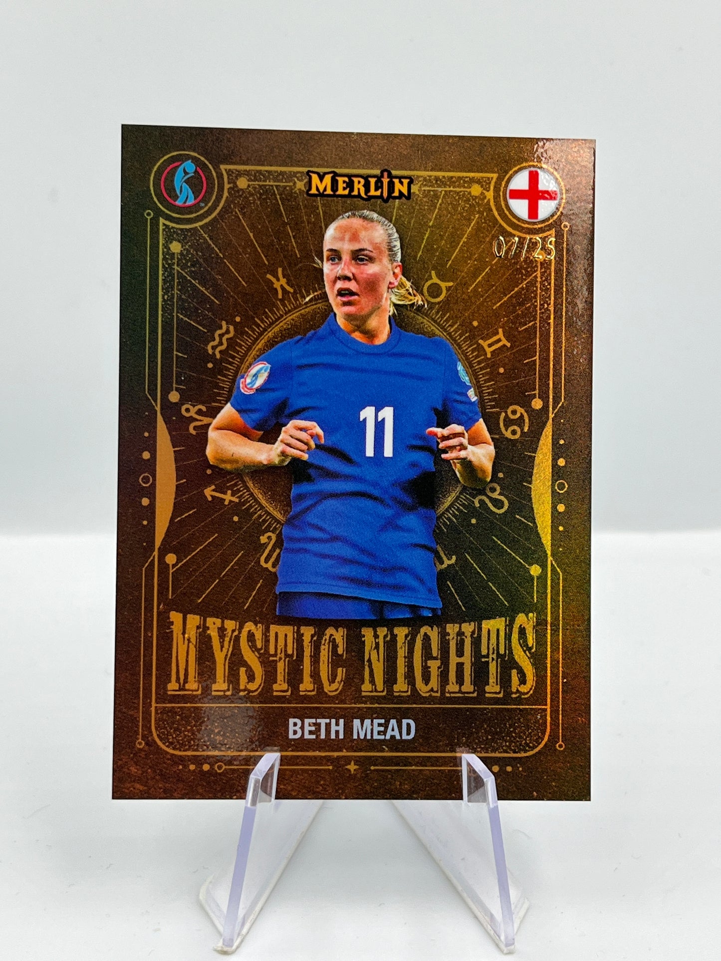 Topps Merlin Womens Euro 2025 Beth Mead England Mystic Nights 07/25