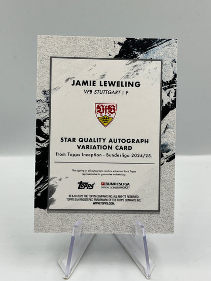 Topps Inception Bundesliga 24/25 Jamie Leweling VFB Stuttgart Autograph 08/75