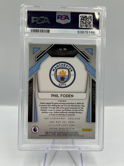 Phil Foden - Manchester City - White Sparkle Prizm - PSA10 - #96