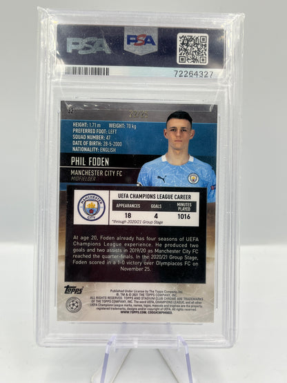Topps Phil Foden - Manchester City - 22/25 - PSA9 - #32