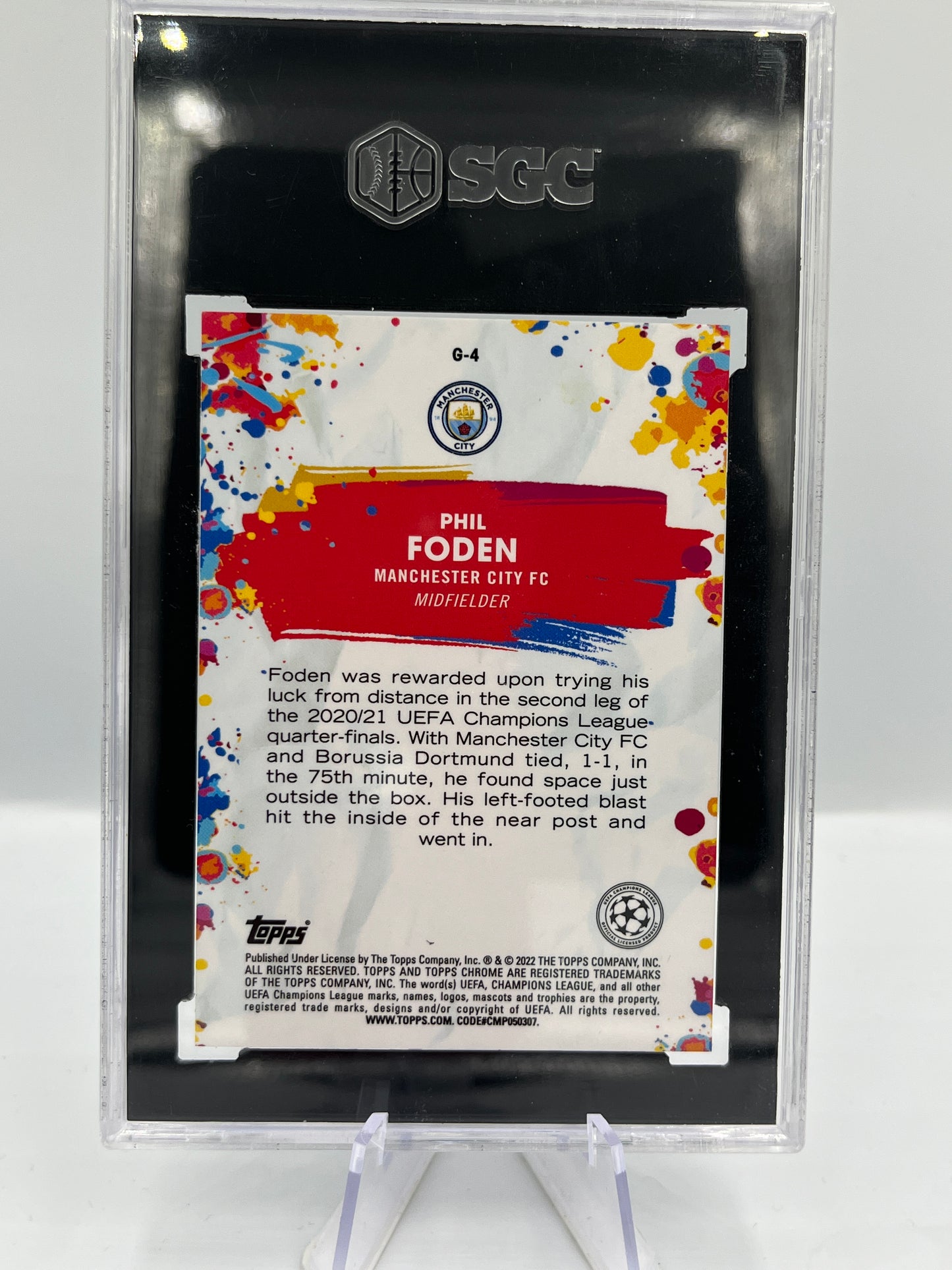 Topps Phil Foden - Manchester City - Golazo - SGC10 - #G-4