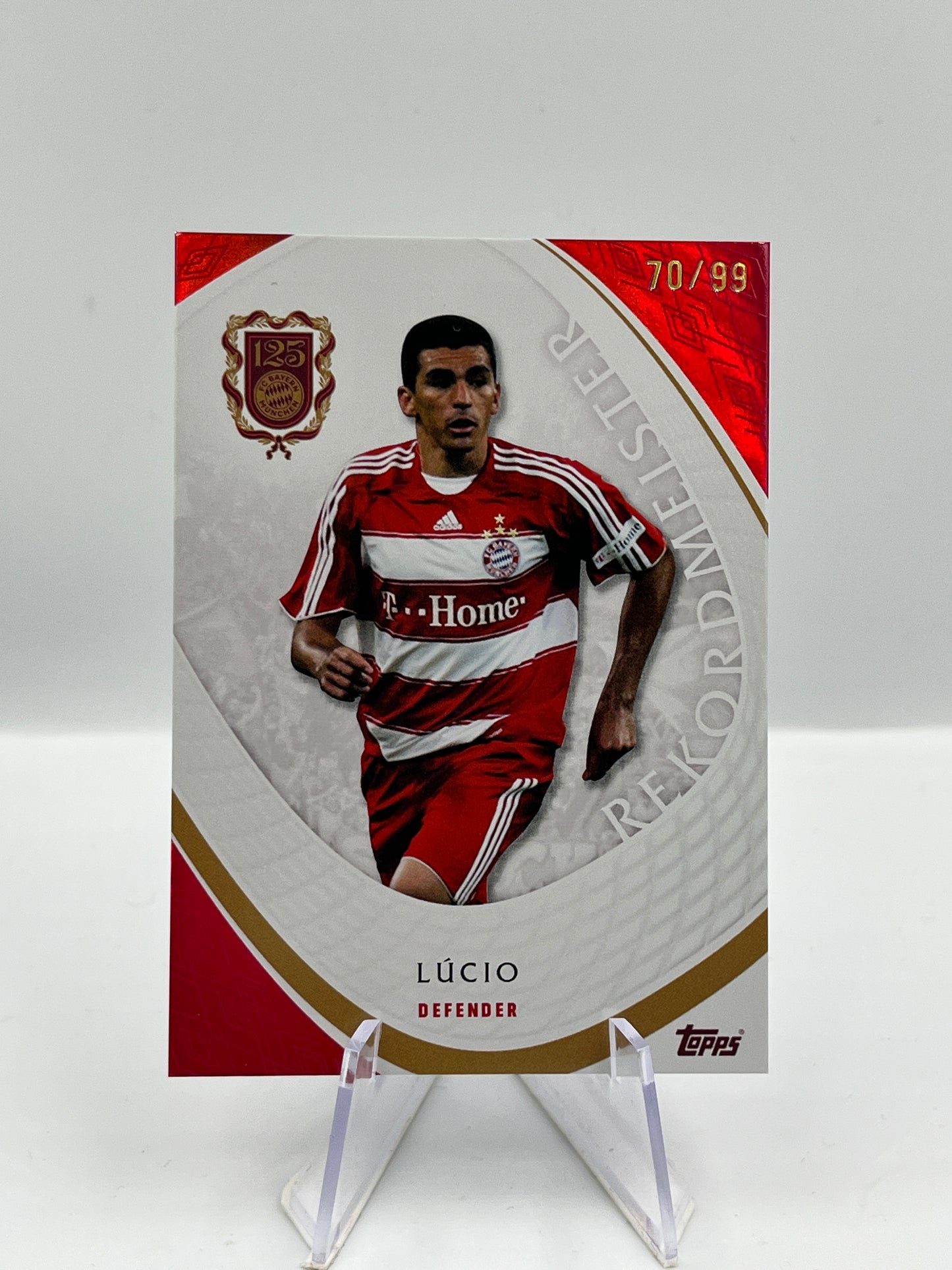 Topps 125 Jahre Bayern München Lucio Rekordmeister 70/99 #RM-4