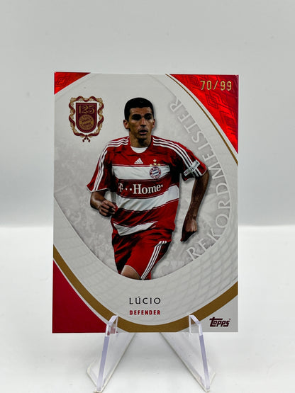 Topps 125 Jahre Bayern München Lucio Rekordmeister 70/99 #RM-4