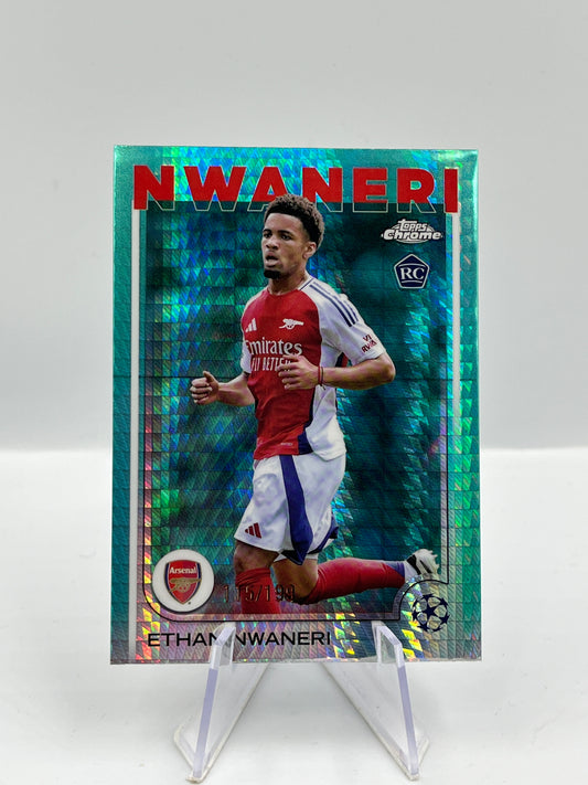 Topps Chrome UCC 24/25 Ethan Nwaneri Arsenal RC 115/199 #158
