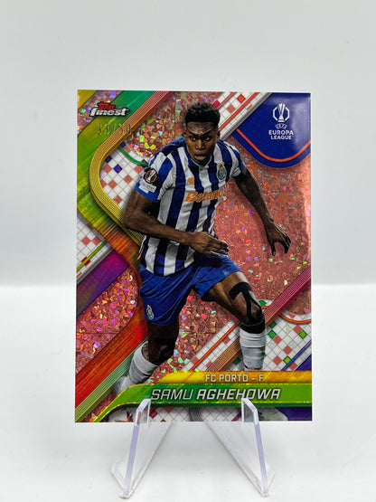 Topps Finest UCC 24/25 Samu Aghehowa FC Porto Mini Diamonds 38/50 #44