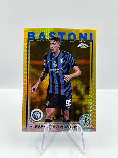 Topps Chrome UCC 24/25 Alessandro Bastoni Inter Mailand 34/50 #2