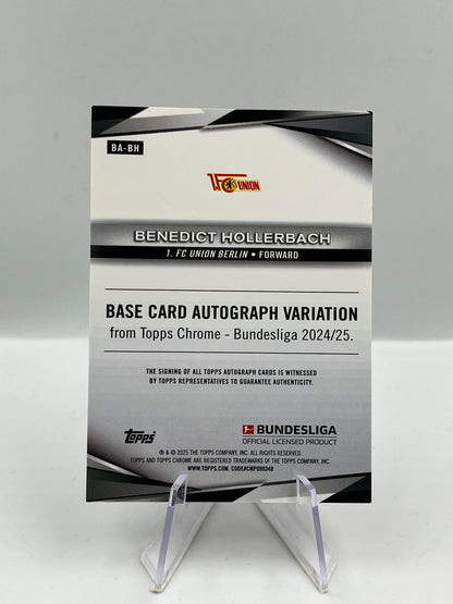 Topps Chrome BuLi 24/25 Benedict Hollerbach Union Gold Lava Auto 45/50 #BA-BH