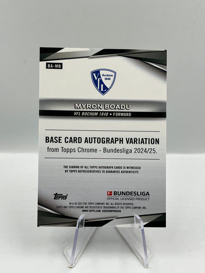 Topps Chrome BuLi 24/25 Myron Boadu VFL Bochum Gold Auto 18/50 #BA-MB
