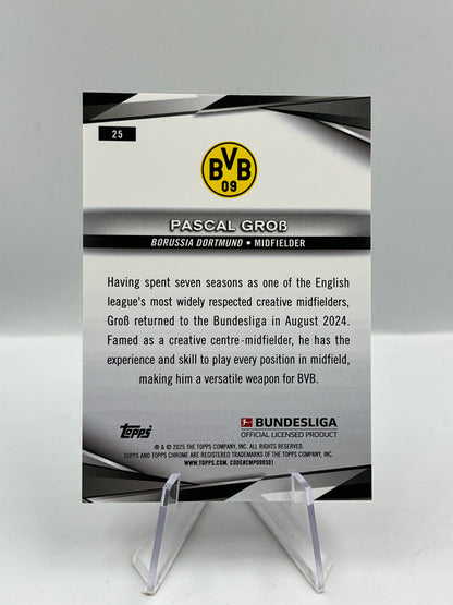 Topps Chrome BuLi 24/25 Pascal Groß Borussia Dortmund Red 5/5 #25