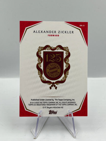 Topps 125 Jahre Bayern München Alexander Zickler Rekordmeister 42/49 #RM-9