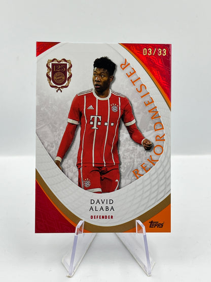 Topps 125 Jahre Bayern München David Alaba Rekordmeister 03/33 #RM-1