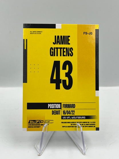 Topps Borussia Dortmund 24/25 Jamie Gittens First Squad 2/5 #FS-JG