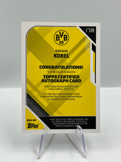 Topps China Edition Borussia Dortmund 23/24 Gregor Kobel Autograph #BCA-GK