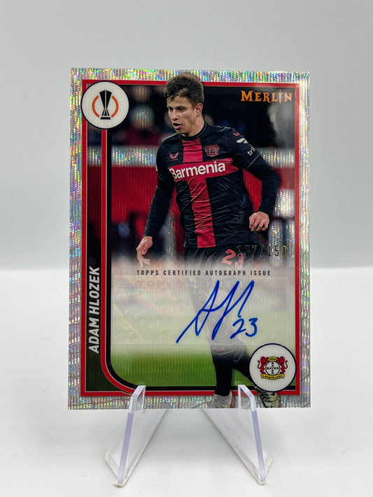 Adam Hlozek - Bayer Leverkusen - Prism Autograph - 117/150 - #AU-AZ