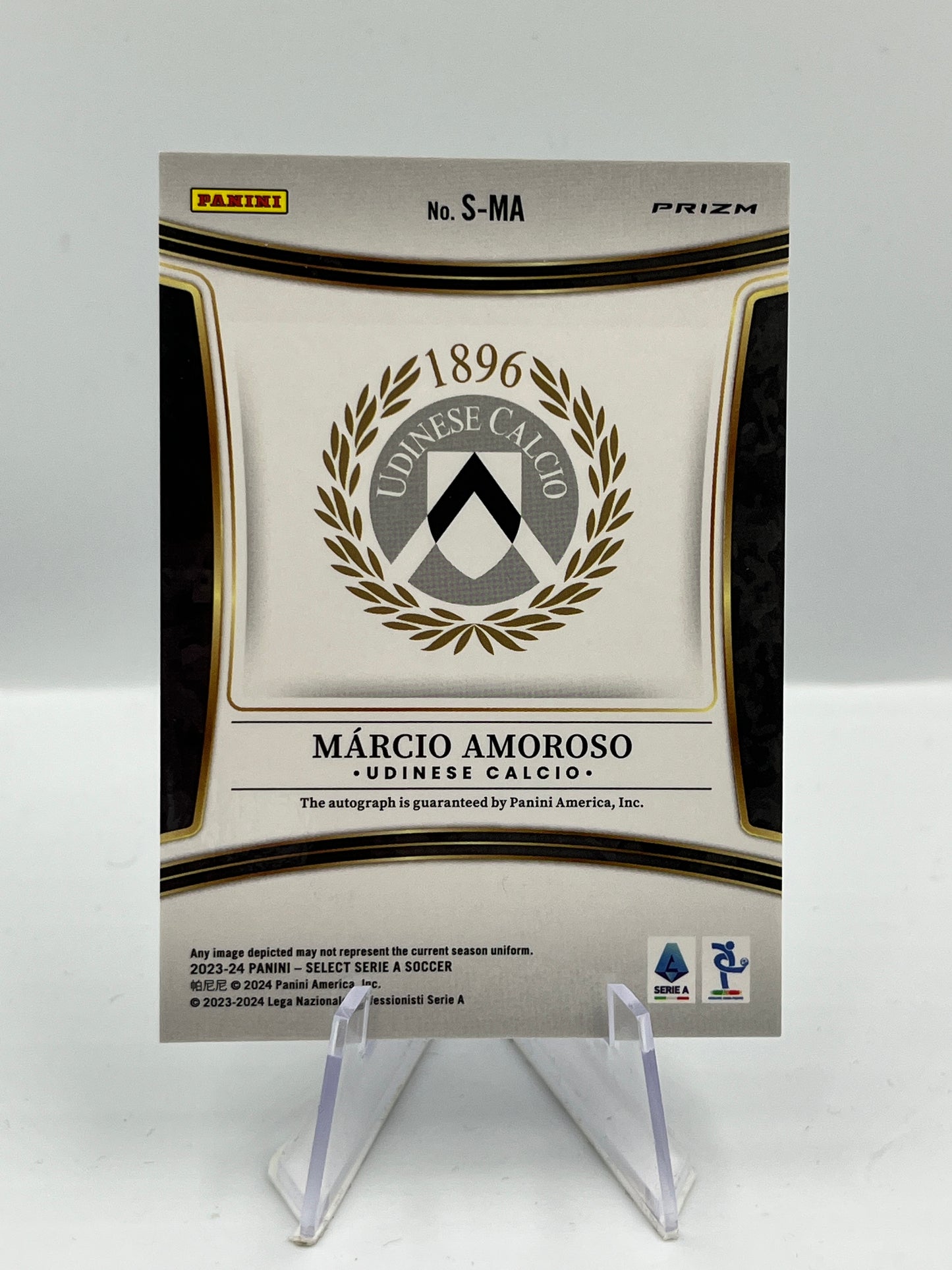 Marcio Amoroso - Udinese - Prizm Autograph - #S-MA
