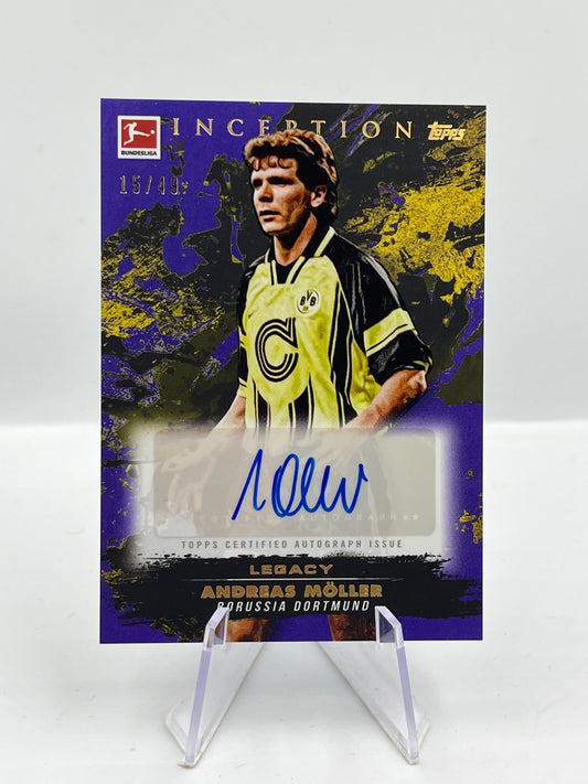 Topps Inception Bundesliga 24/25 Andreas Möller Borussia Dortmund Autograph 15/49