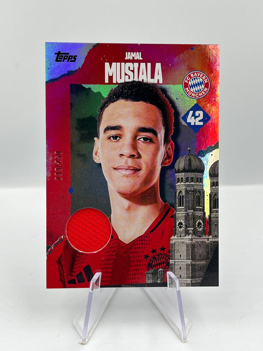Topps Bayern 24/25 Jamal Musiala Match Worn Relic 233/250 #BGR-JM