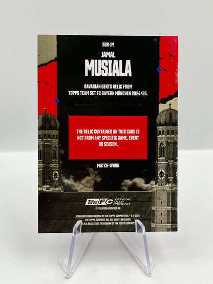 Topps Bayern 24/25 Jamal Musiala Match Worn Relic 233/250 #BGR-JM