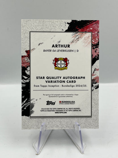 Topps Inception Bundesliga 24/25 Arthur Bayer Leverkusen Autograph 11/25