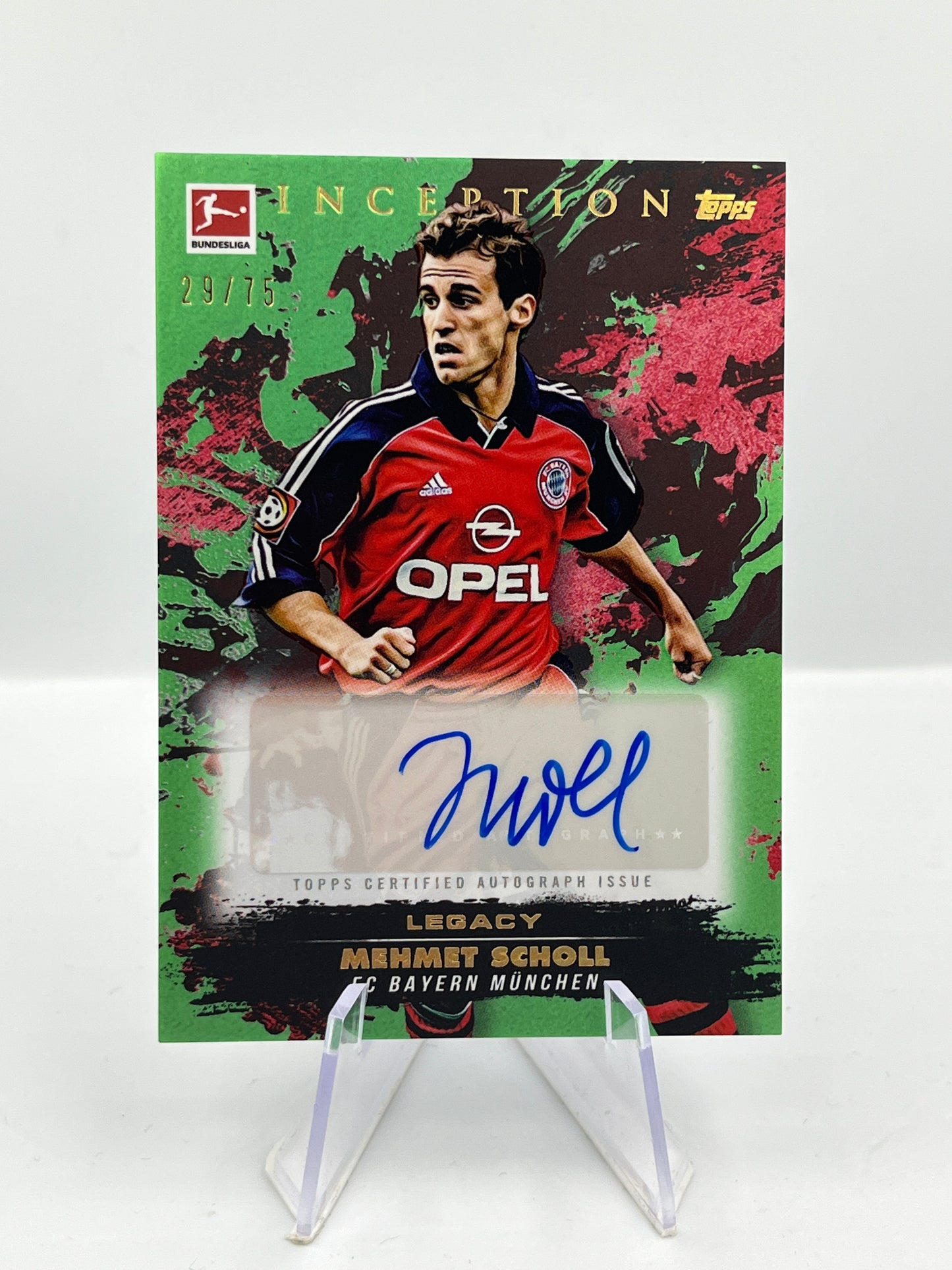 Topps Inception Bundesliga 24/25 Mehmet Scholl Bayern München Autograph 29/75
