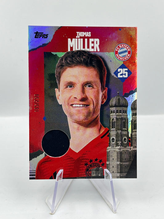 Topps Thomas Müller Bayern Match Worn Relic 185/250 #BGR-TM