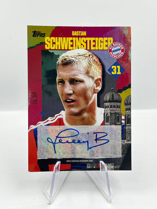 Bastian Schweinsteiger - Bayern München - Bavarian Gents Autograph - 30/50 - #BGA-BS