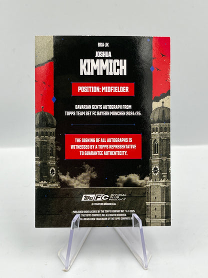 Topps Bayern 24/25 Joshua Kimmich Bavarian Gents Auto 39/99 #BGA-JK