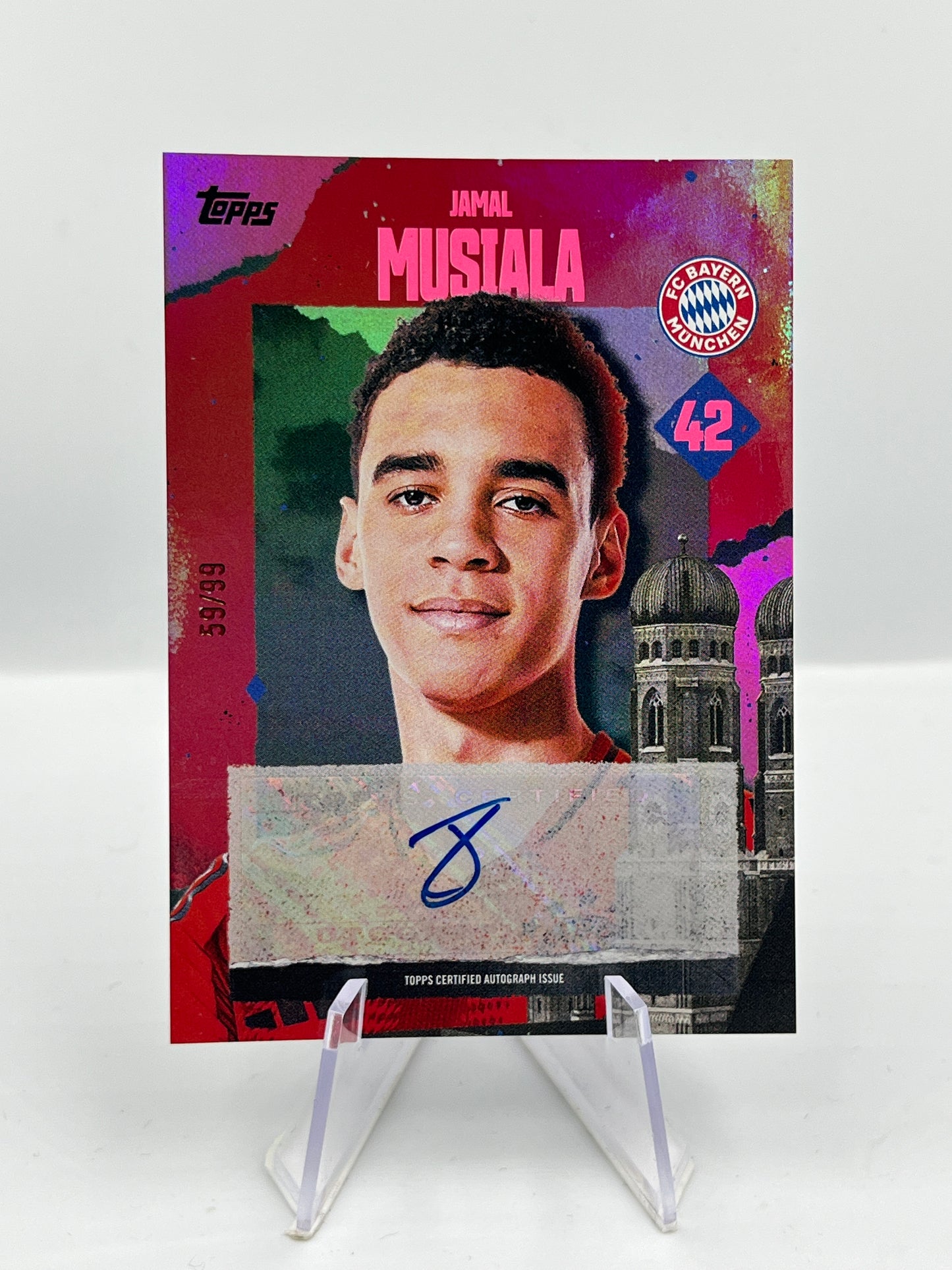 Topps Bayern 24/25 Jamal Musiala Bavarian Gents Auto 59/99 #BGA-JM