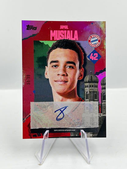 Topps Bayern 24/25 Jamal Musiala Bavarian Gents Auto 59/99 #BGA-JM