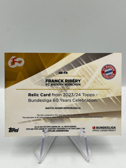 Topps 60 Years Bundesliga Franck Ribery Bayern Match Worn Relic 31/40 #RE-FR