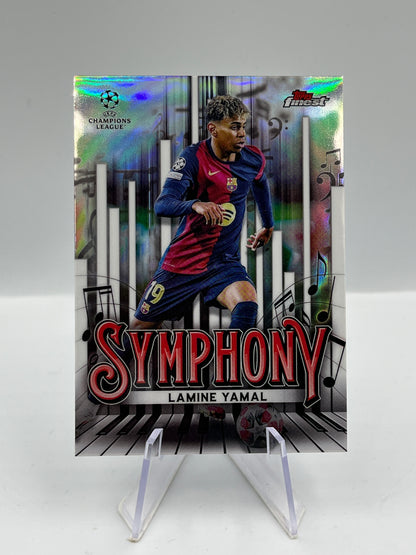 Topps Finest UCC 24/25 Lamine Yamal Barcelona Symphony #SY-19