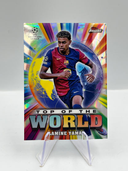 Topps Finest UCC 24/25 Lamine Yamal Barcelona Top of the World #TW-2