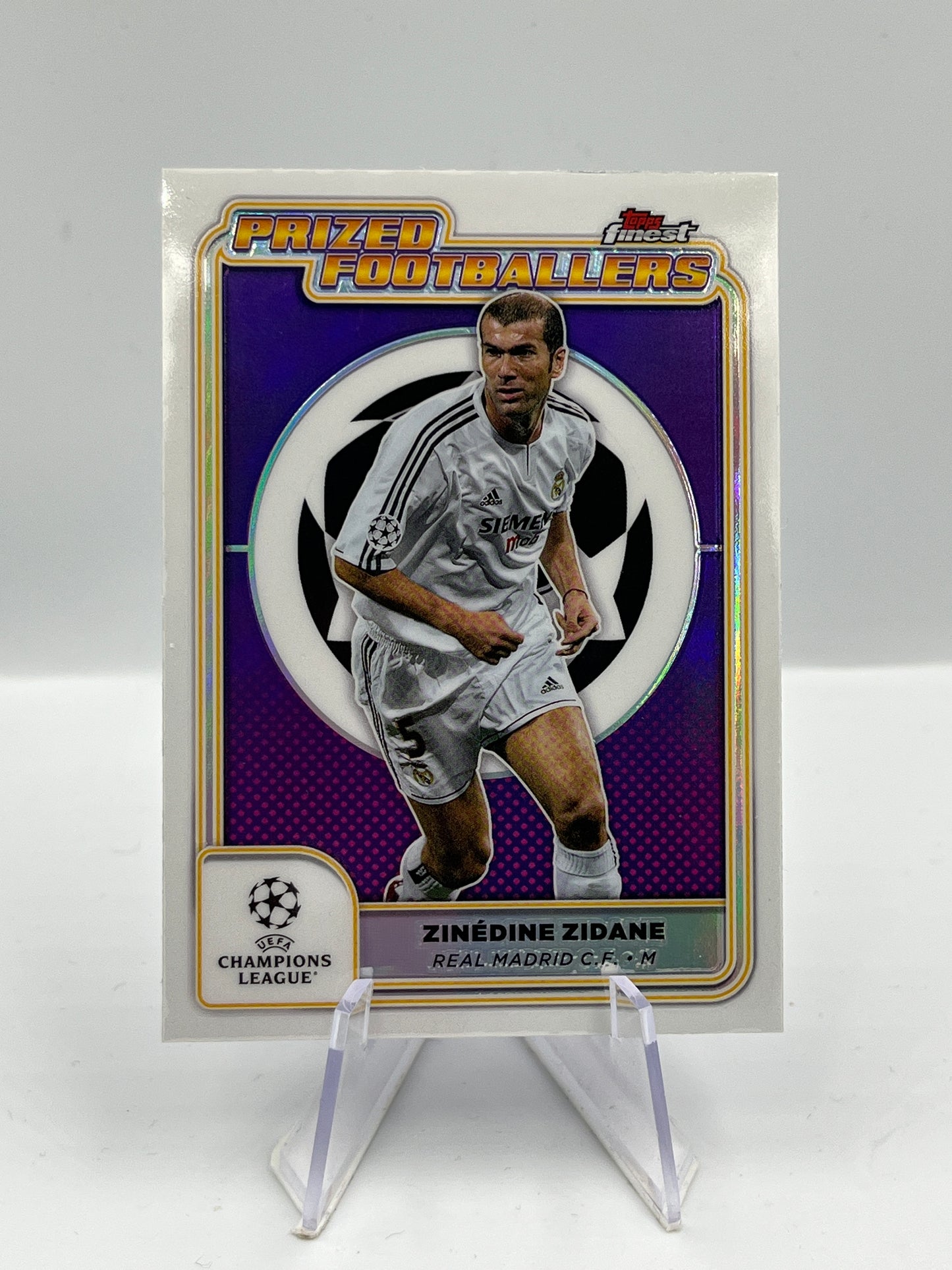 Topps Finest UCC 24/25 Zinedine Zidane Real Madrid Prized Footballers #PF-6