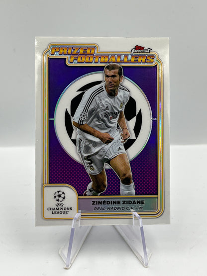 Topps Finest UCC 24/25 Zinedine Zidane Real Madrid Prized Footballers #PF-6