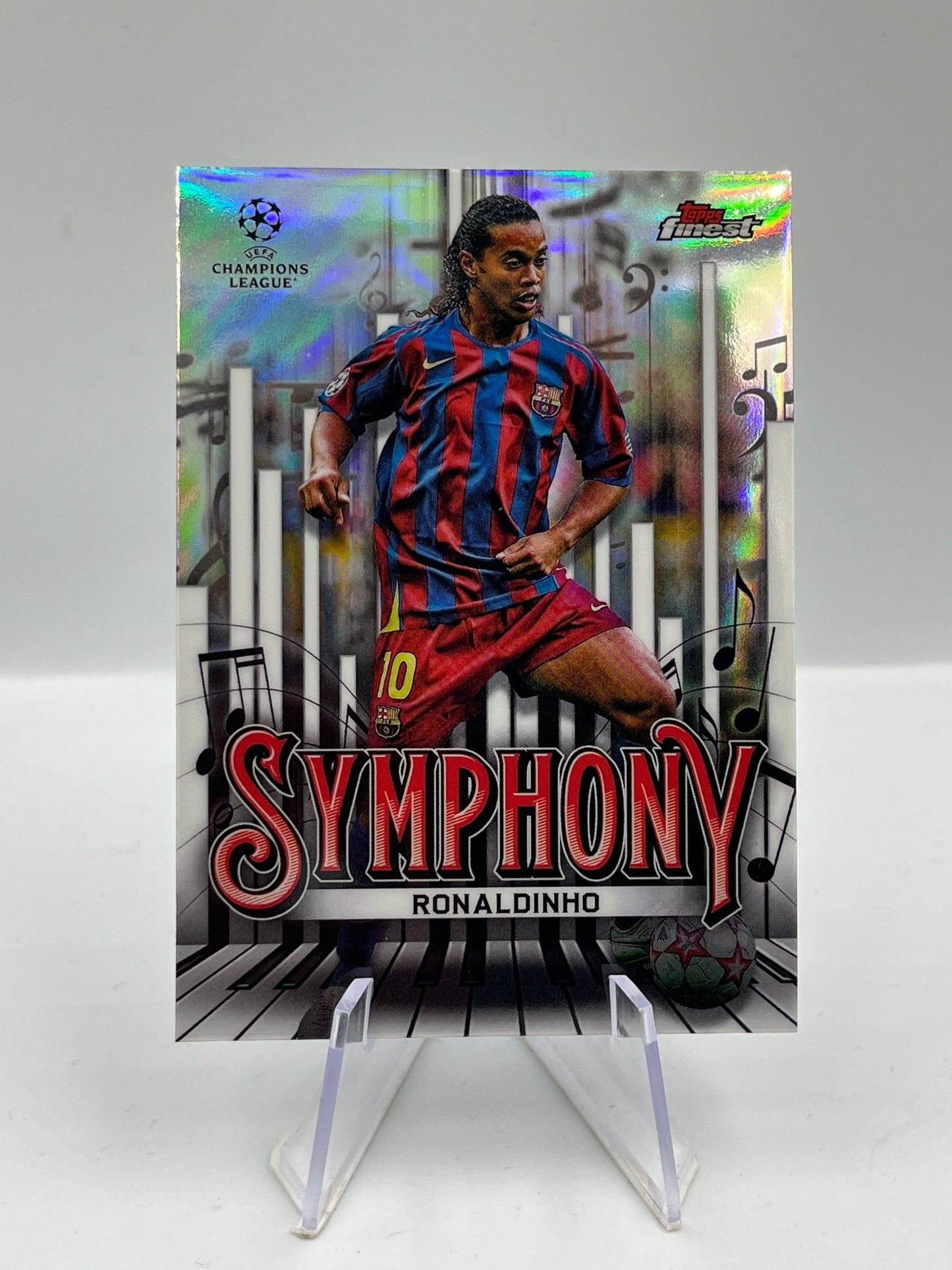 Topps Finest UCC 24/25 Ronaldinho Barcelona Symphony #SY-1