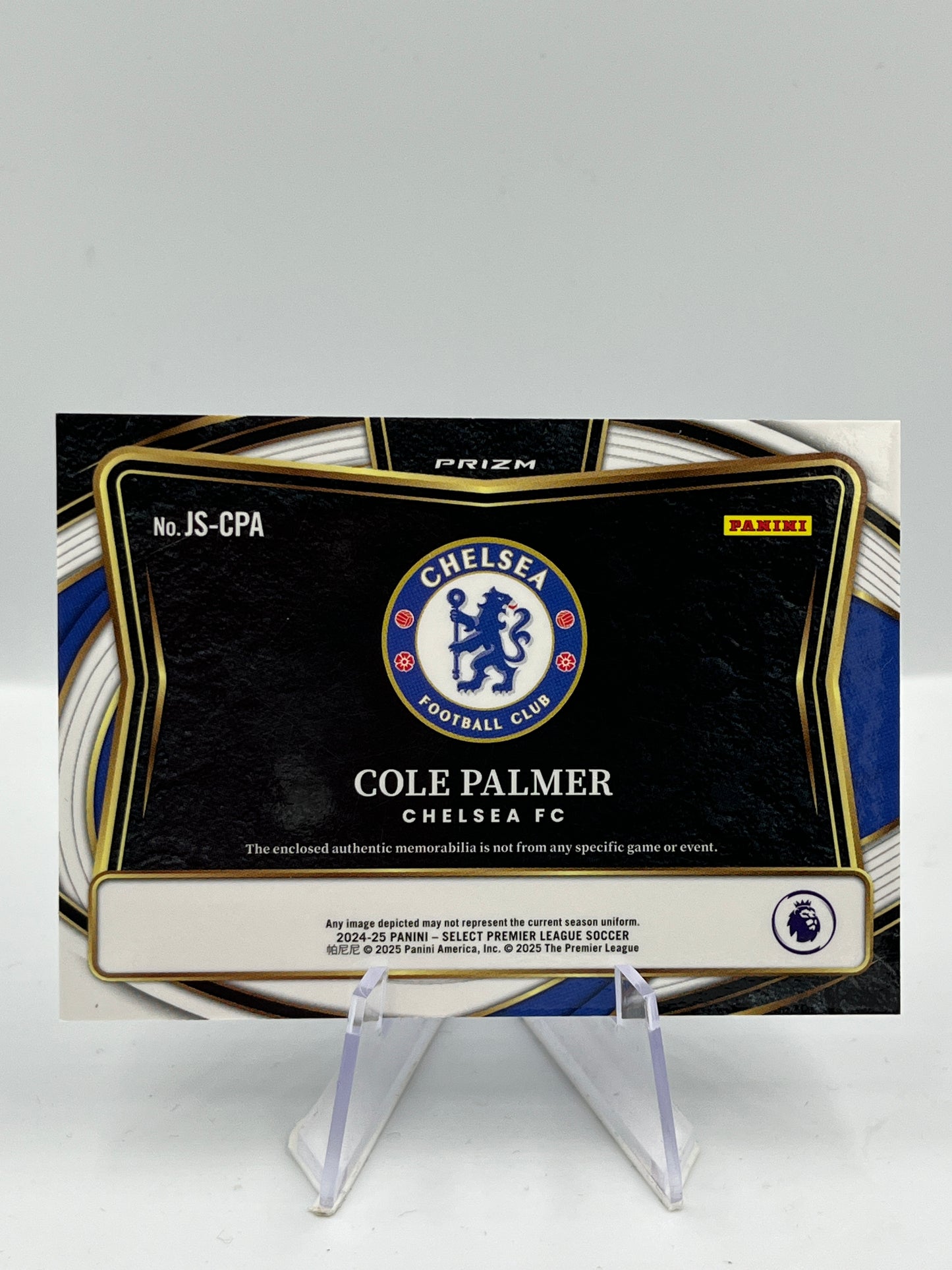 Panini Select Premier League 24/25 Cole Palmer Chelsea Player Worn Relic #JS-CPA