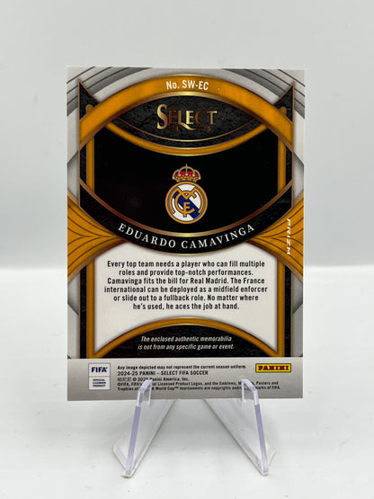 Eduardo Camavinga - Real Madrid - Player Worn Relic - #SW-EC