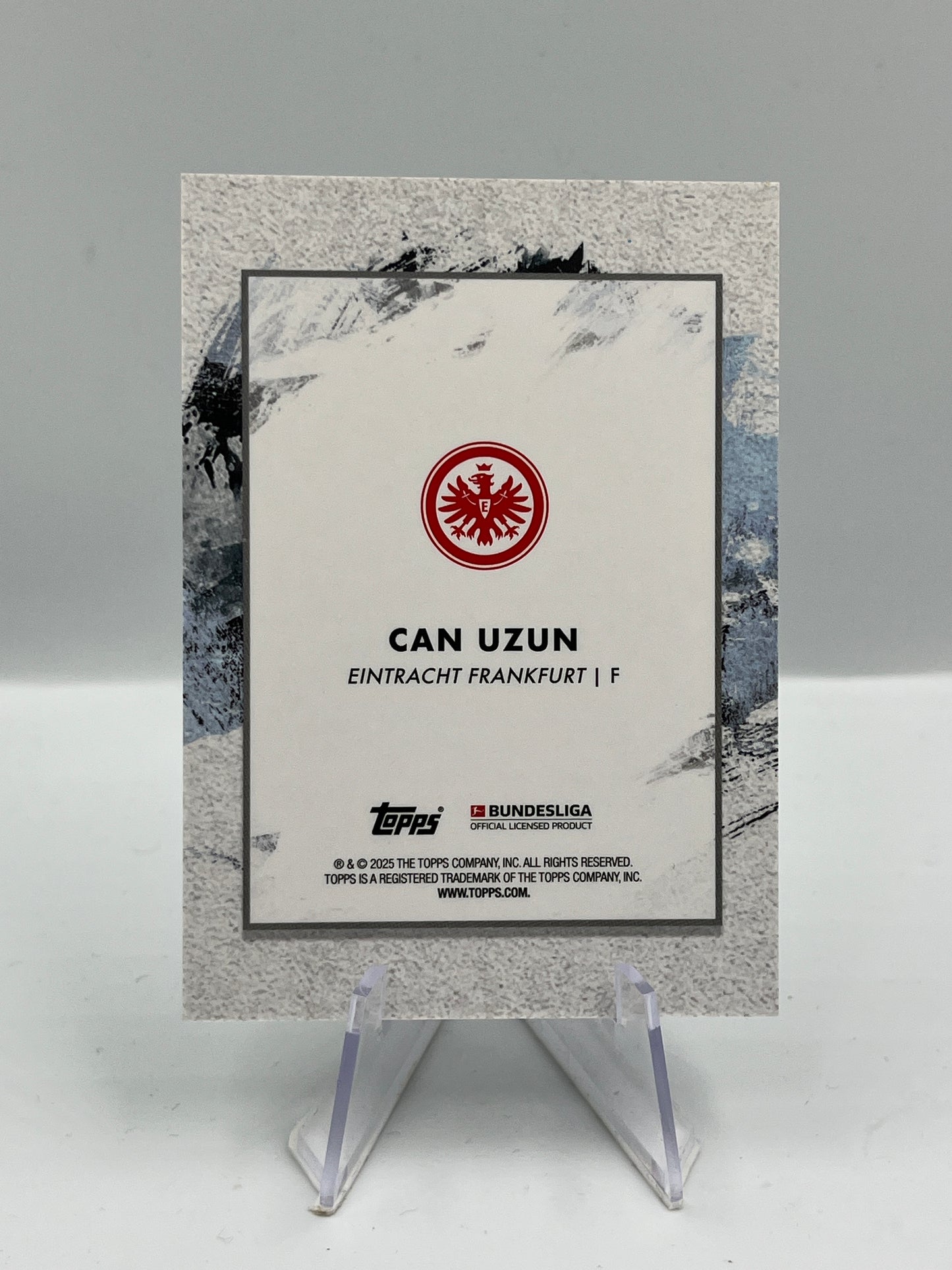 Topps Inception Bundesliga 24/25 Can Uzun Eintracht Frankfurt Emerging Stars RC 16/75